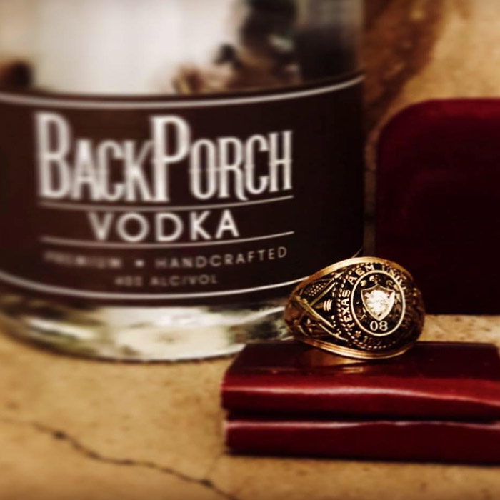 BackPorch vodka TAMU ring