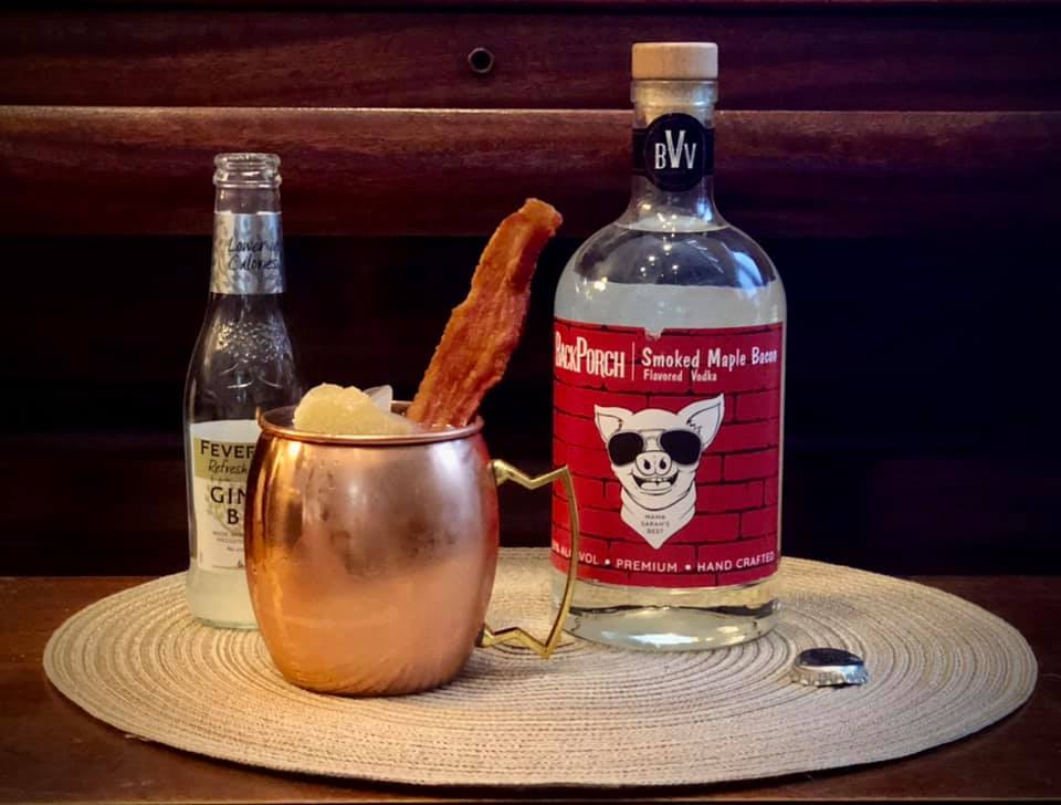 BackPorch vodka smoked maple bacon mule